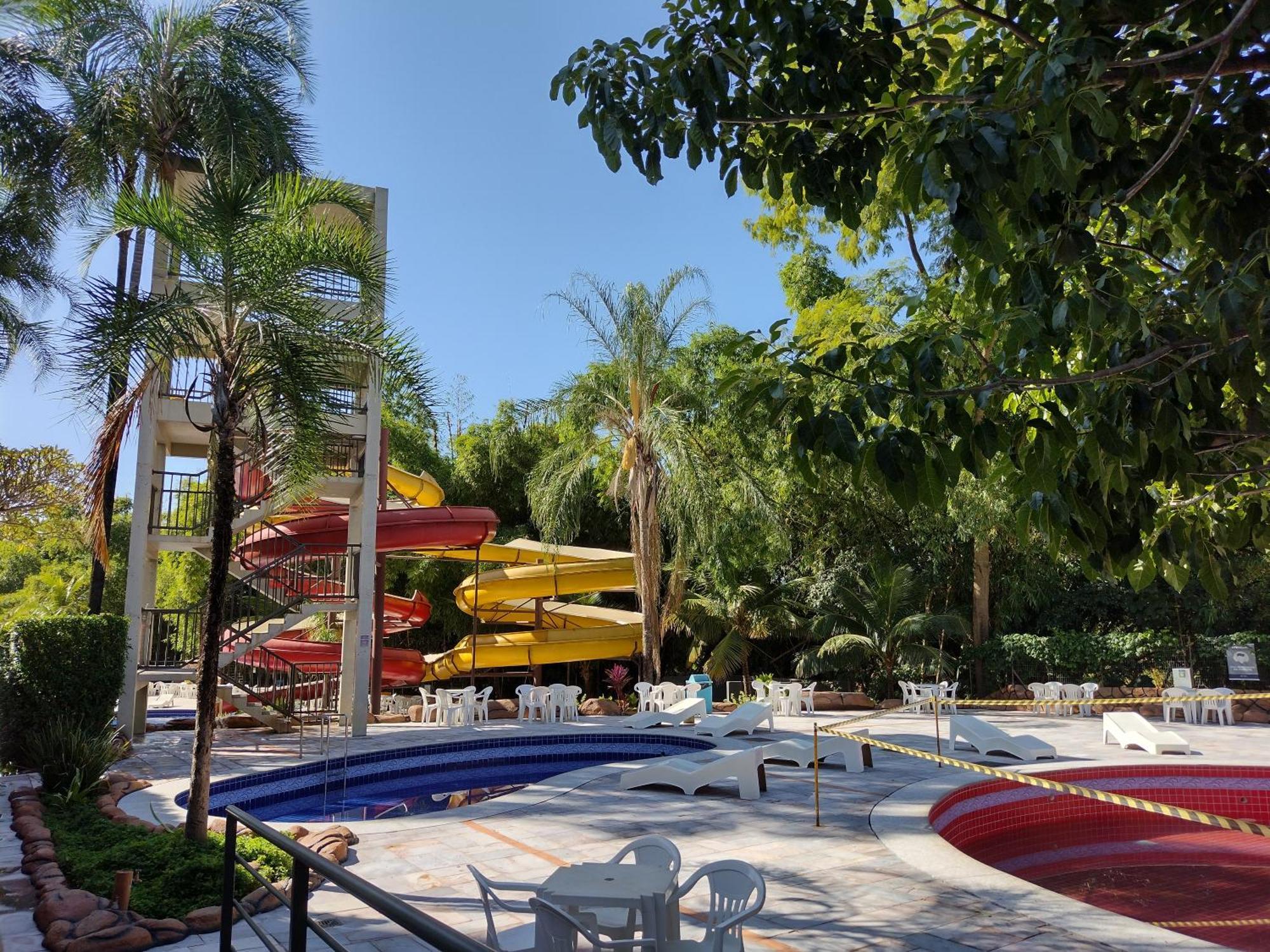 Apartamento Golden Dolphin Grande Hotel - Achei Férias Caldas Novas Extérieur photo