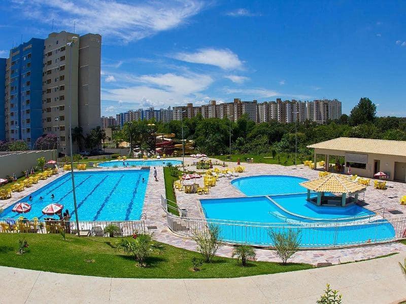 Apartamento Golden Dolphin Grande Hotel - Achei Férias Caldas Novas Extérieur photo